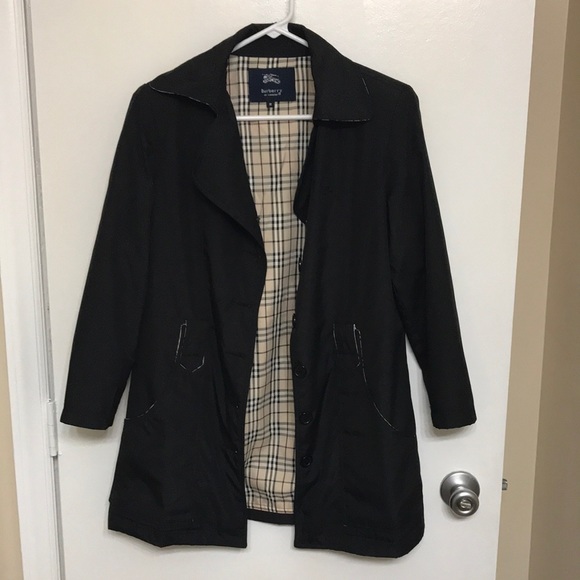 Black Burberry Women’s Short Trench Coat
